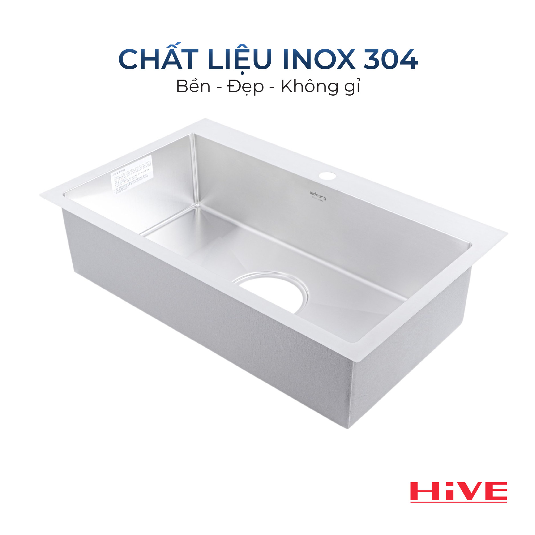 KỆ BỒN RỬA CHÉN INOX SQJ 850