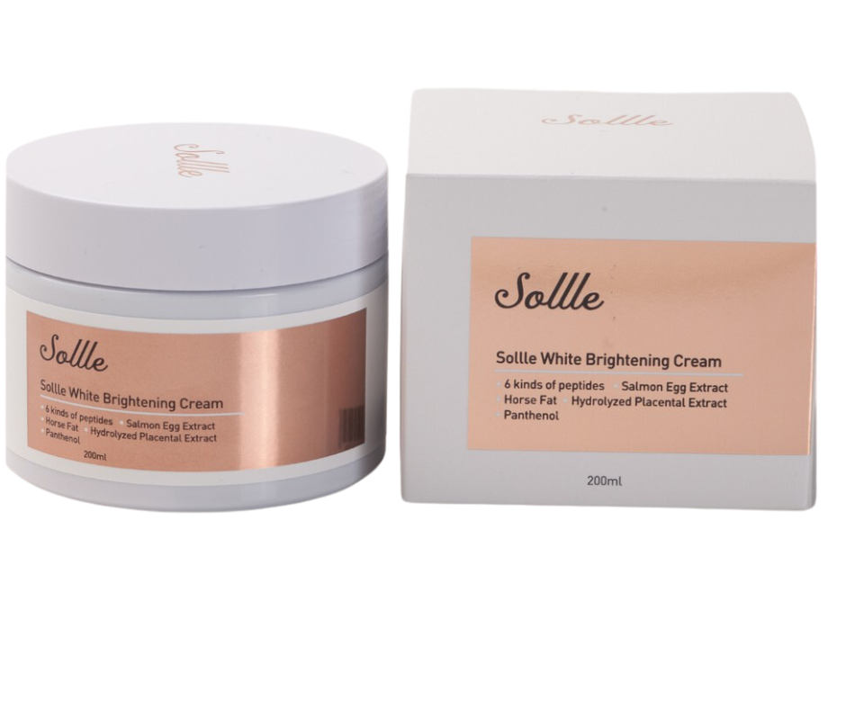 Kem Dưỡng Trăng Da Body Sollle Hàn Quốc Hỗ Trợ Giúp Trăng Da,Bật Tông,Chống Nắng Hũ 200ml
