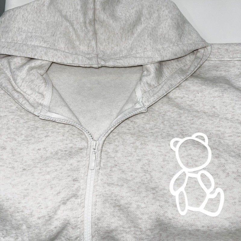 Áo khoác gấu phản quang chất nỉ bông cao cấp dày mịn,áo khoác gấu unisex thích hợp mặc cặp kèm video