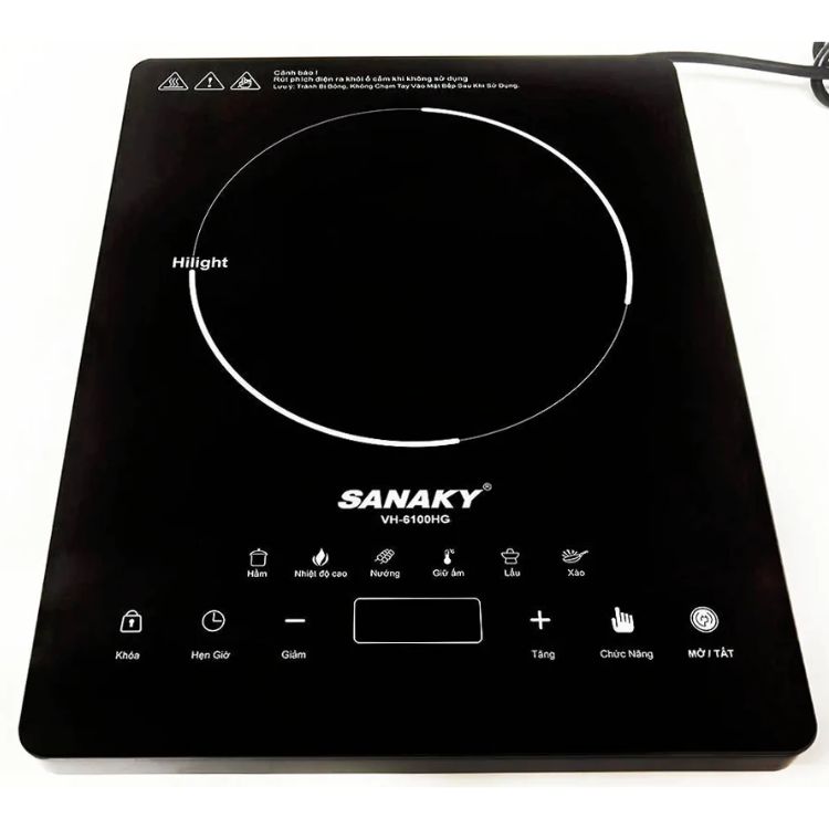 Bếp hồng ngoại đơn Sananky VH-6100HG 2000W tiện lợi [Hàng chính hãng ] - bảo hành 12 tháng