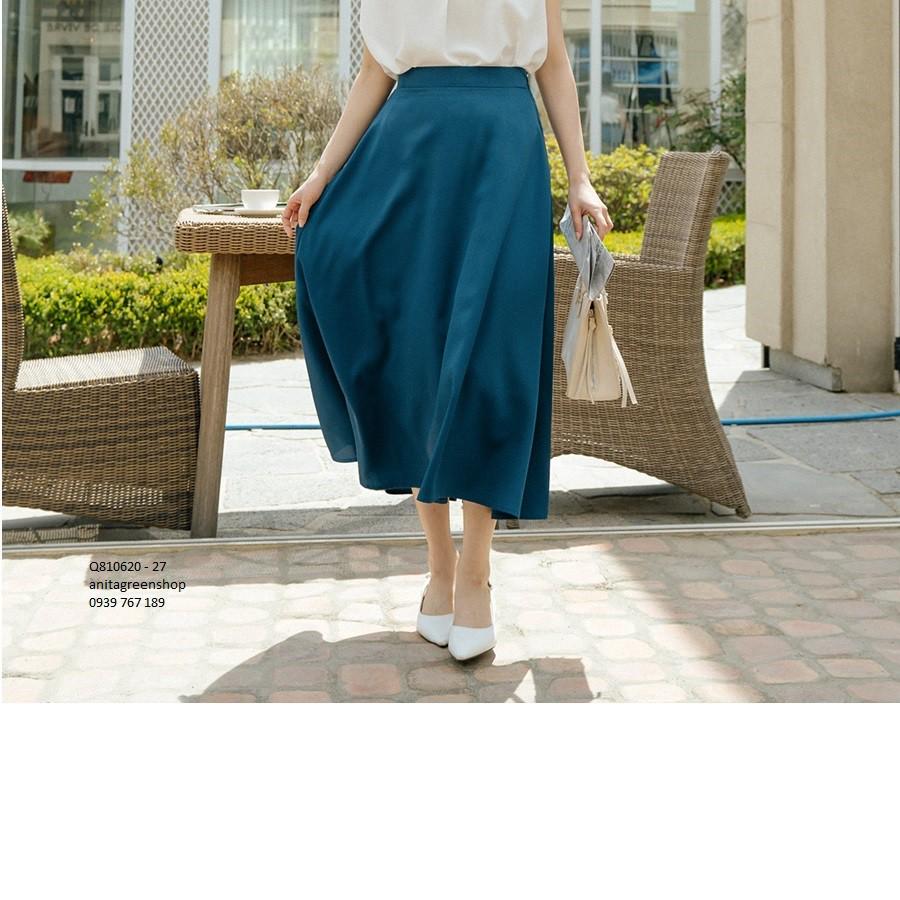 Q810620 CHÂN VÁY XÒE LƯNG THUN