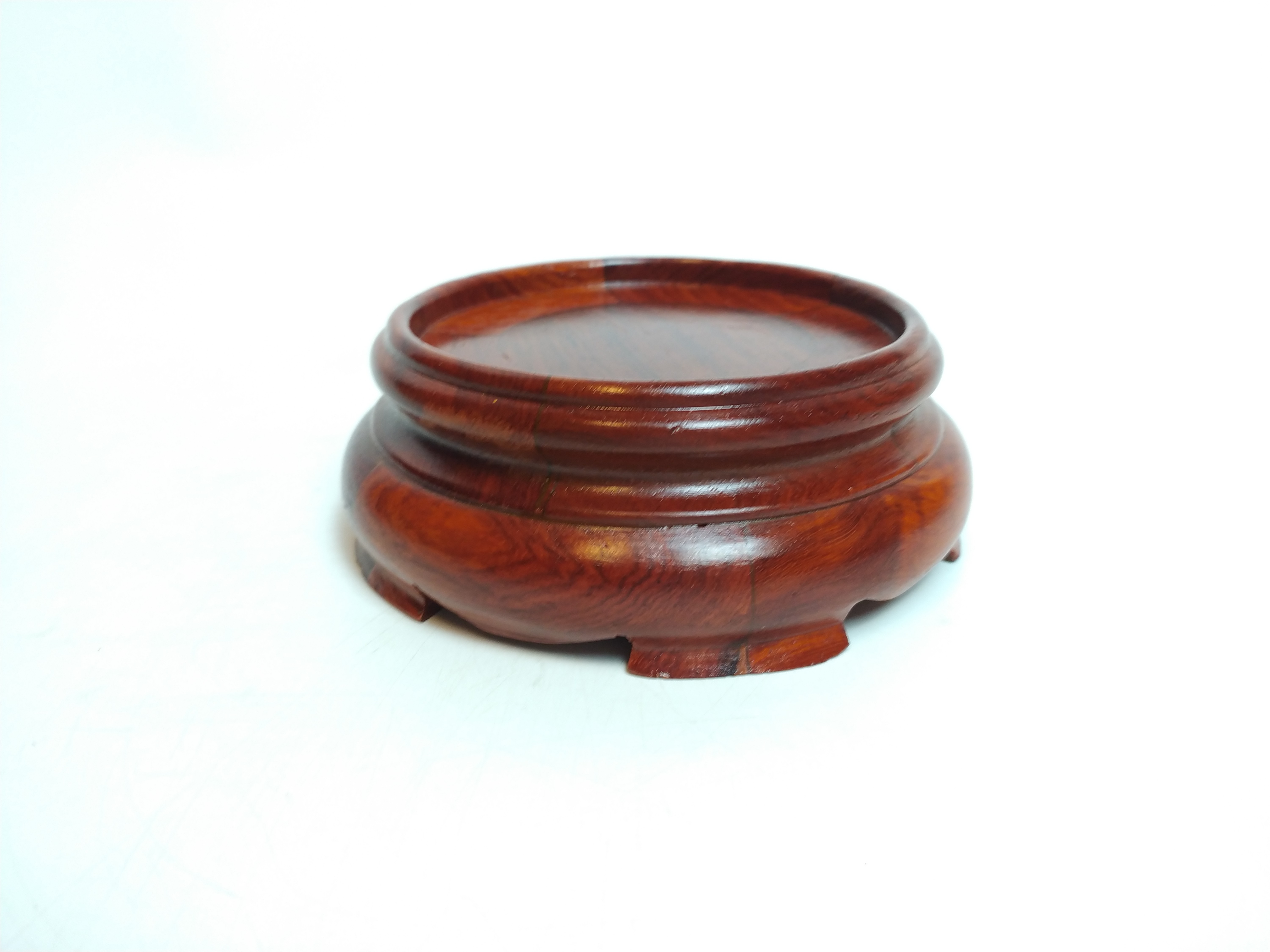 Đế Bát Hương chất liệu gỗ hương - Đk 21cm, cao 6.5cm