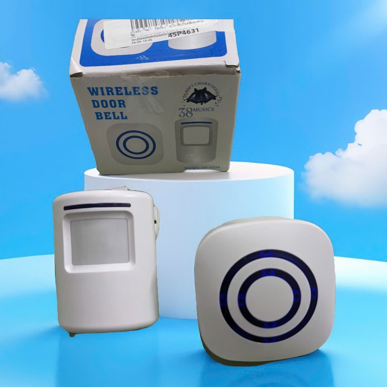 Chuông Cửa Báo Khách Hồng Ngoại Không Dây Cao Cấp - Cảm Biến Chống Trộm Thông Minh Loại Tốt