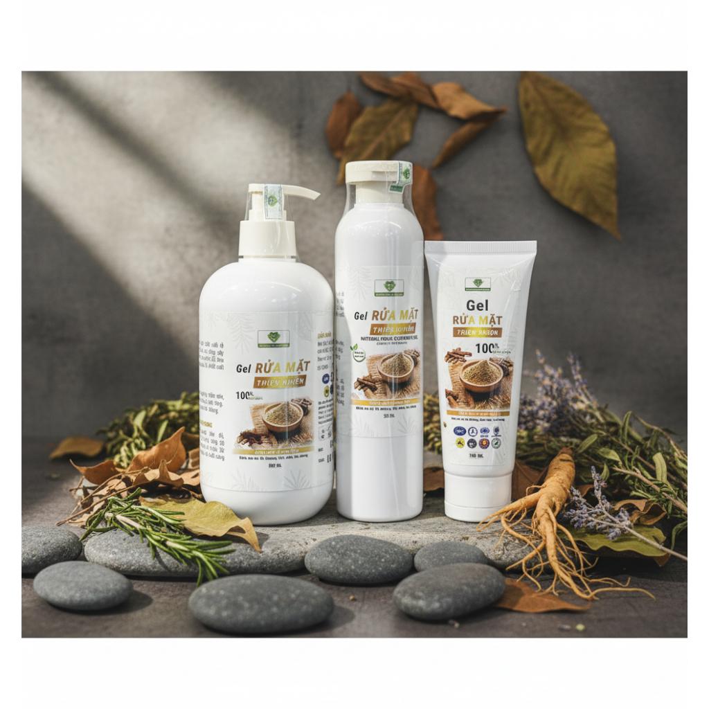 Gel rửa mặt (chiết xuất rễ cam thảo) (100ml)
