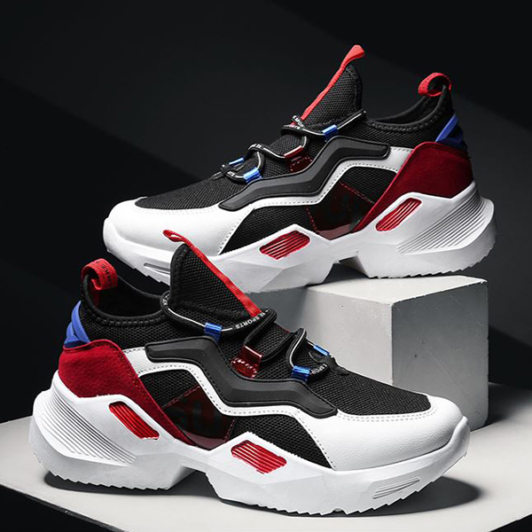 Giày sneaker hàn quốc, thể thao nam trắng, giày nam đen trắng trẻ trung BELIFA STORE mã SRN
