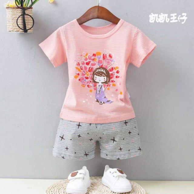 Bộ cotton tre cho bé