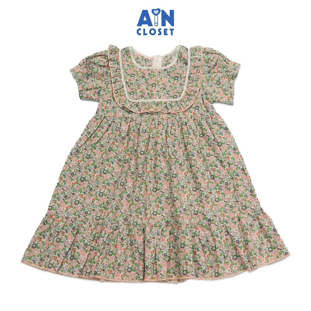 Đầm bé gái Họa tiết Hoa Baby nhiều màu cotton - AICDBGI0QFLE - AIN Closet