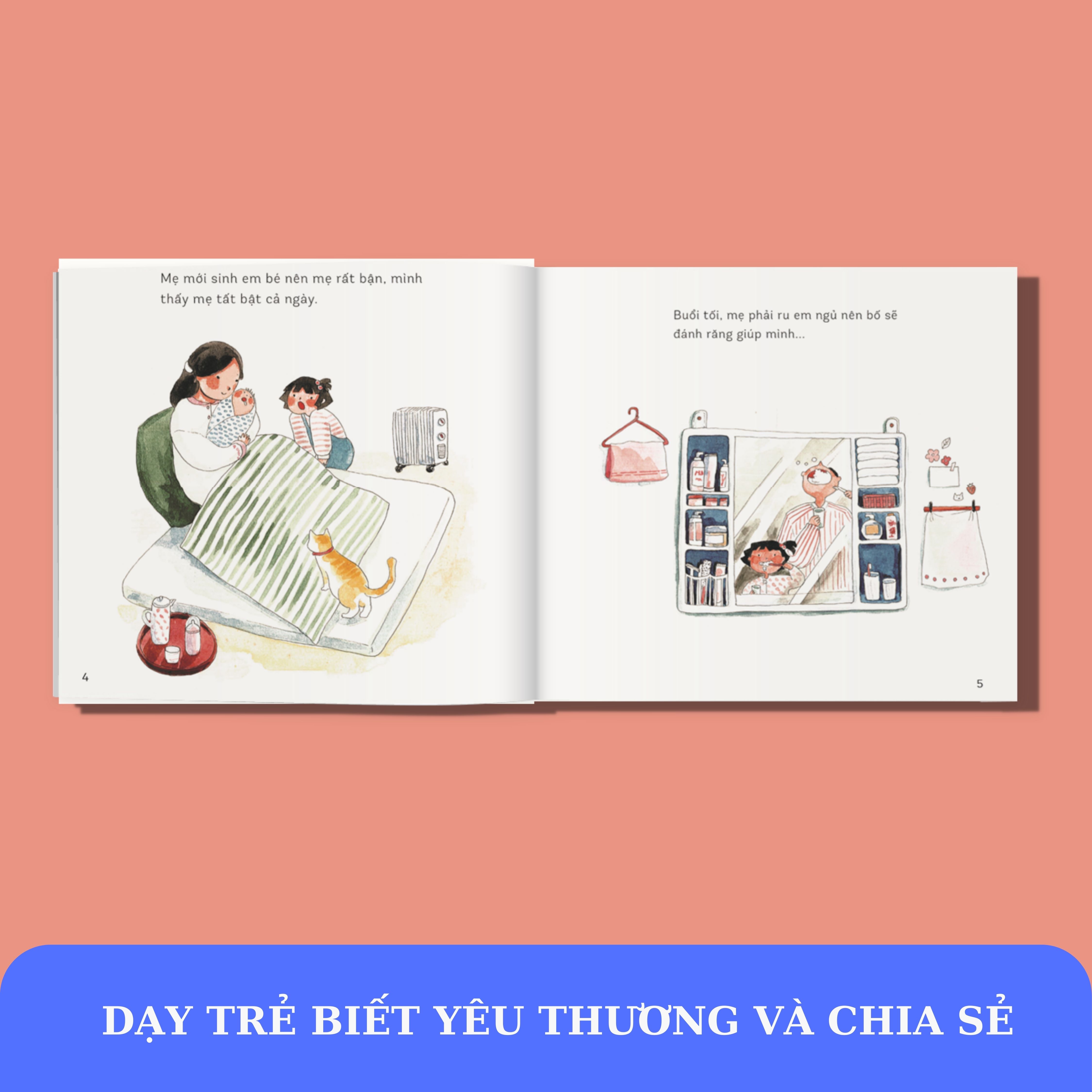 Combo Sách Ehon Nhật Bản: Chúng Mình Lớn Rồi (Set 4 Cuốn Nuôi Dưỡng Tâm Hồn Trẻ Từ 3-6 Tuổi / Ehon Cùng Con Lớn Khôn)