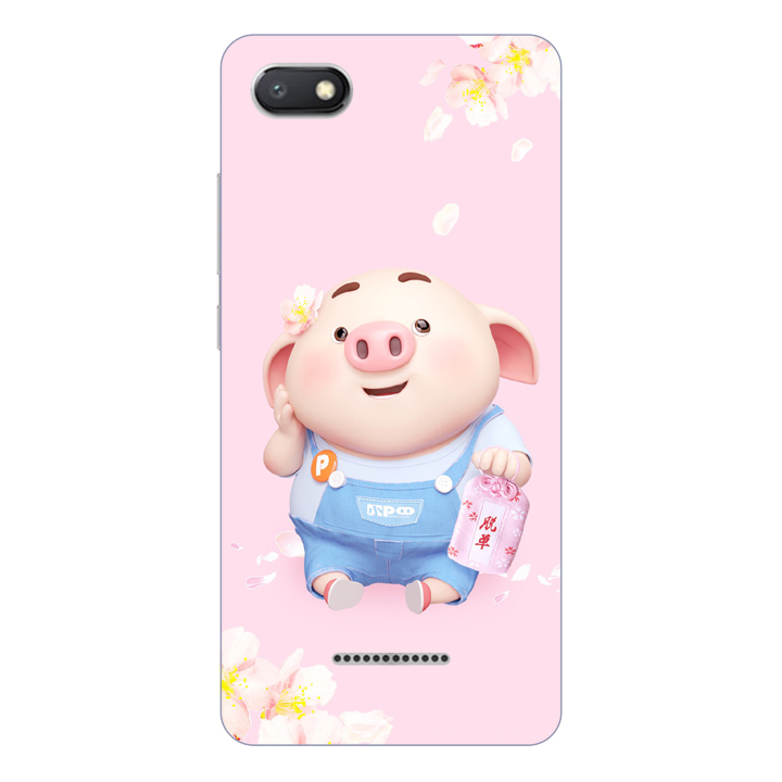 Ốp lưng điện thoại Xiaomi Redmi 6A hình Heo Con Lì Xì