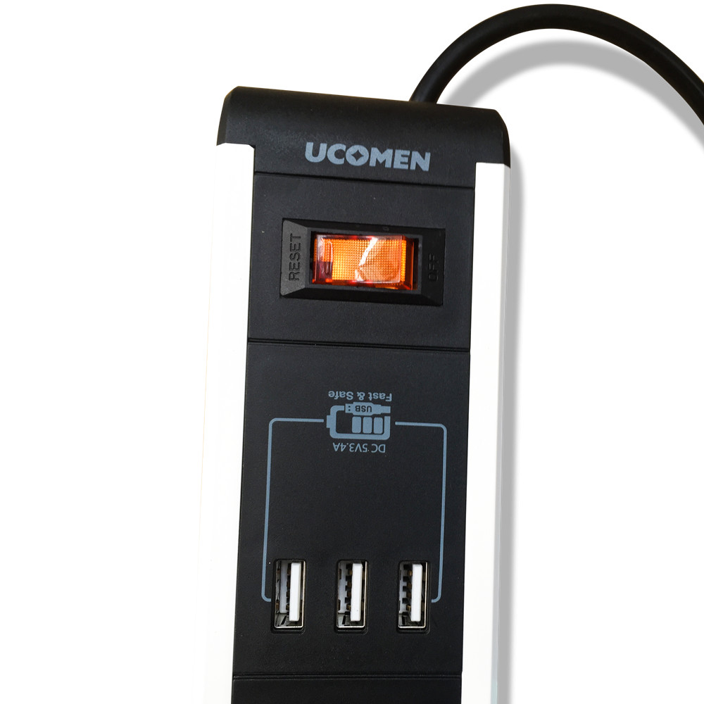Ổ cắm điện UCOMEN – 03 cổng sạc USB – Chuẩn Úc