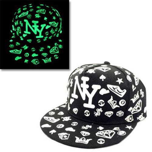 Nón snapback phát sáng phong cách Hip-hop cho nam và nữ-hàng tốt bền