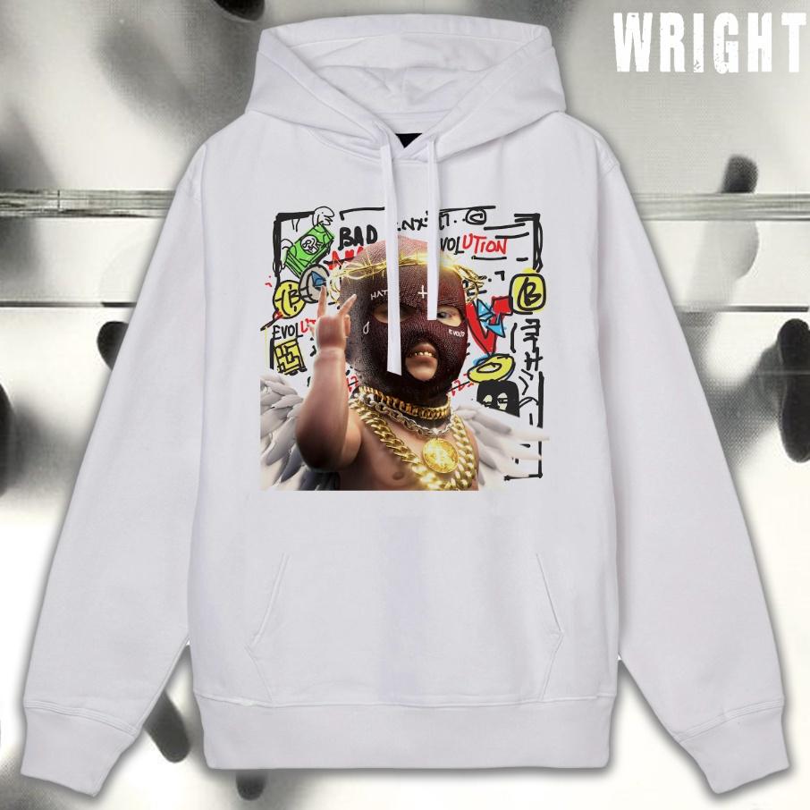 Áo hoodie wright EVOL Coingod streetwear unisex