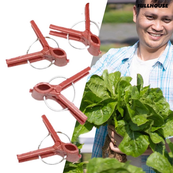 50 Kẹp Ghép Cây Giống Chanh Dây - Dưa Leo - Cà Chua - Bầu Bí Chuyên Dụng - Kẹp Nhựa Tròn