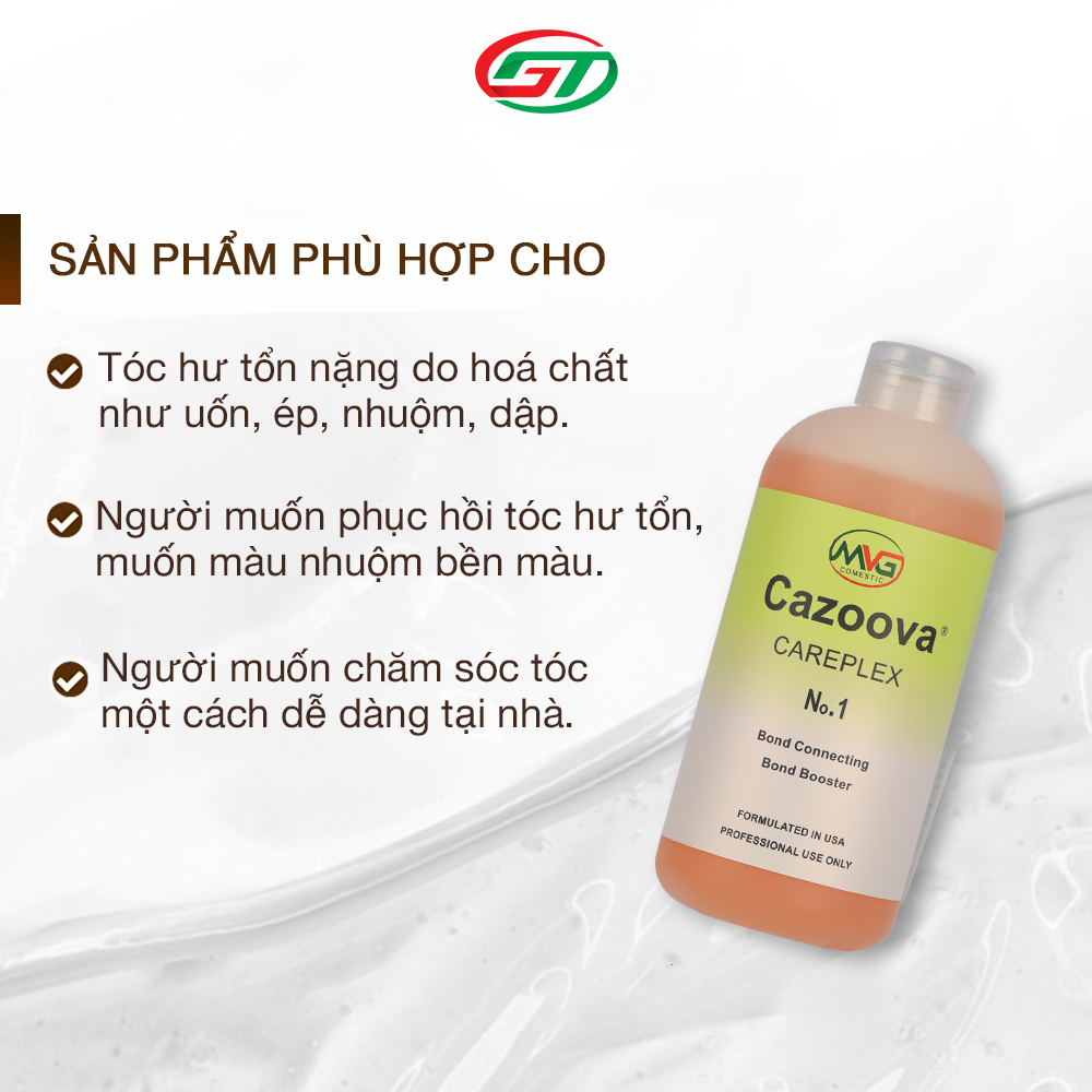 Phục Hồi Tóc Cazoova Careplex No.1 Nuôi Dưỡng & Phục Hồi Tóc Hư Tổn 300ml & 700ml
