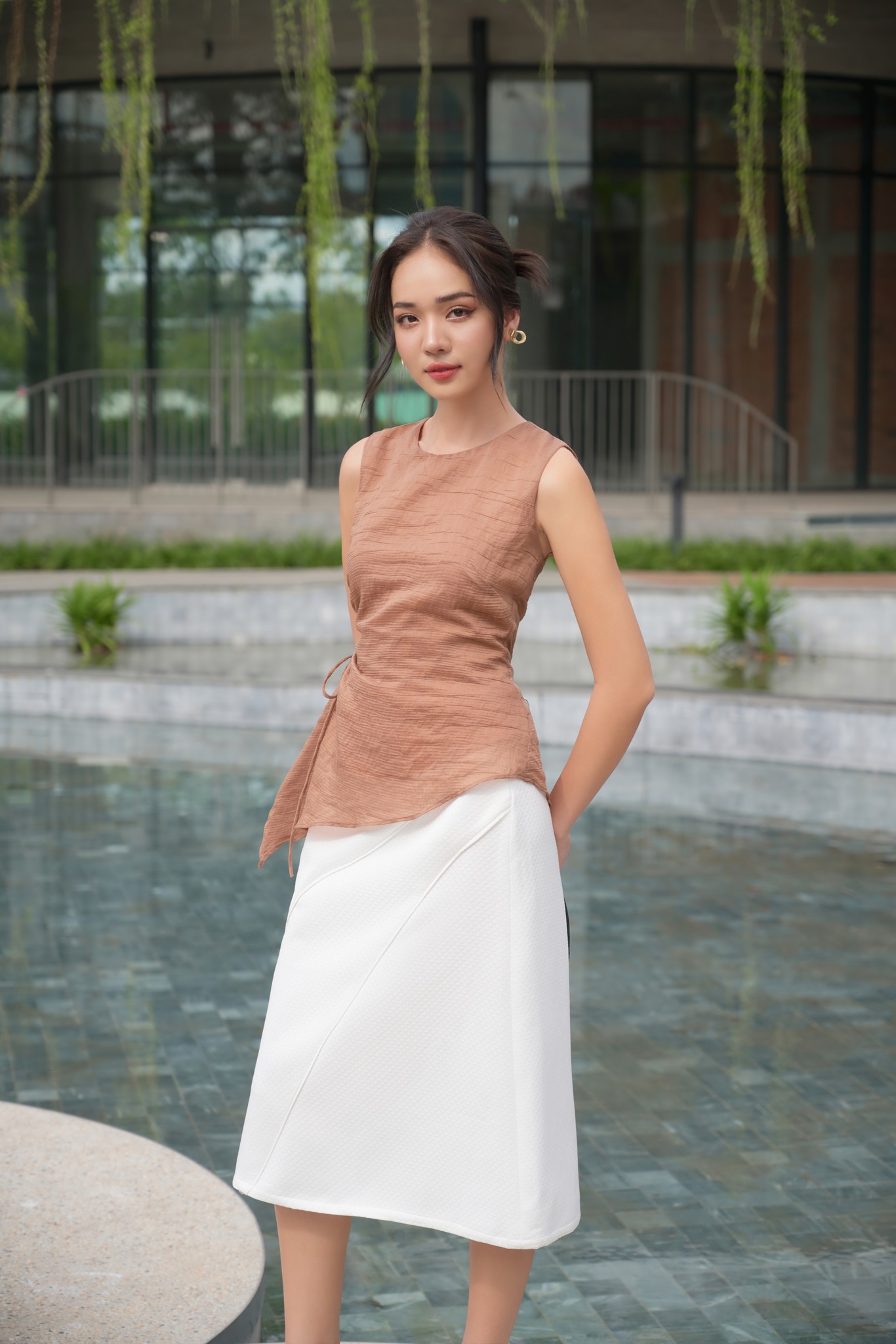 OLV - Chân váy Ivory Midi Skirt