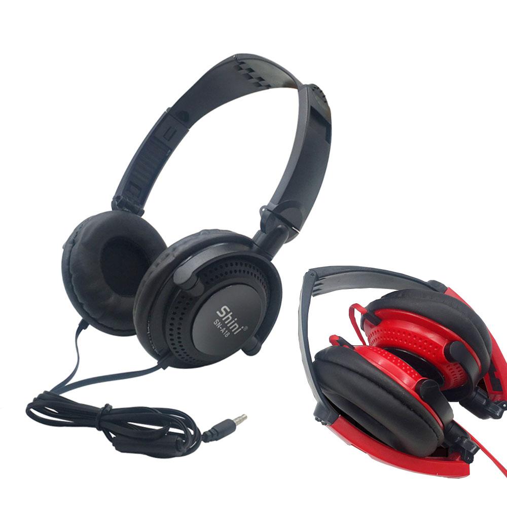 Có Dây 3.5Mm Tai Nghe Tai Nghe PC Game Thủ Stereo Gấp Gọn Tai Nghe Có Mic Dành Cho Điện Thoại Máy Tính Sony Xiaomi Huawei PS 4 trẻ Em Quà Tặng