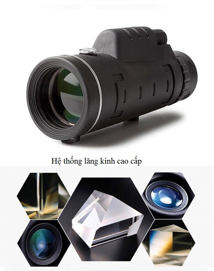 Ống nhòm kẹp điện thoại 40X60 - Hàng nhập khẩu