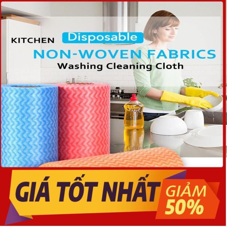 Khăn giấy lau đa năng bằng vải khô không dệt cho phòng nhà bếp tay giầy siêu sạch tiện dụng 50 tờ