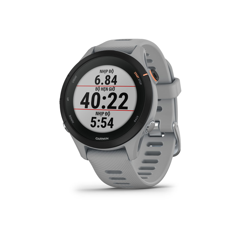 Đồng Hồ Thông Minh Garmin Forerunner 255S Basic GPS (Light Pink/ Power Grey) - Hàng Chính Hãng