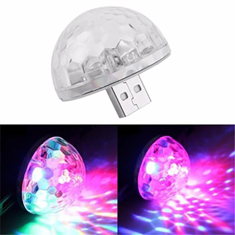 Bóng đèn Led 7 màu, đèn led cổng usb cảm ứng nháy theo nhạc (không kèm cổng chuyển đổi)