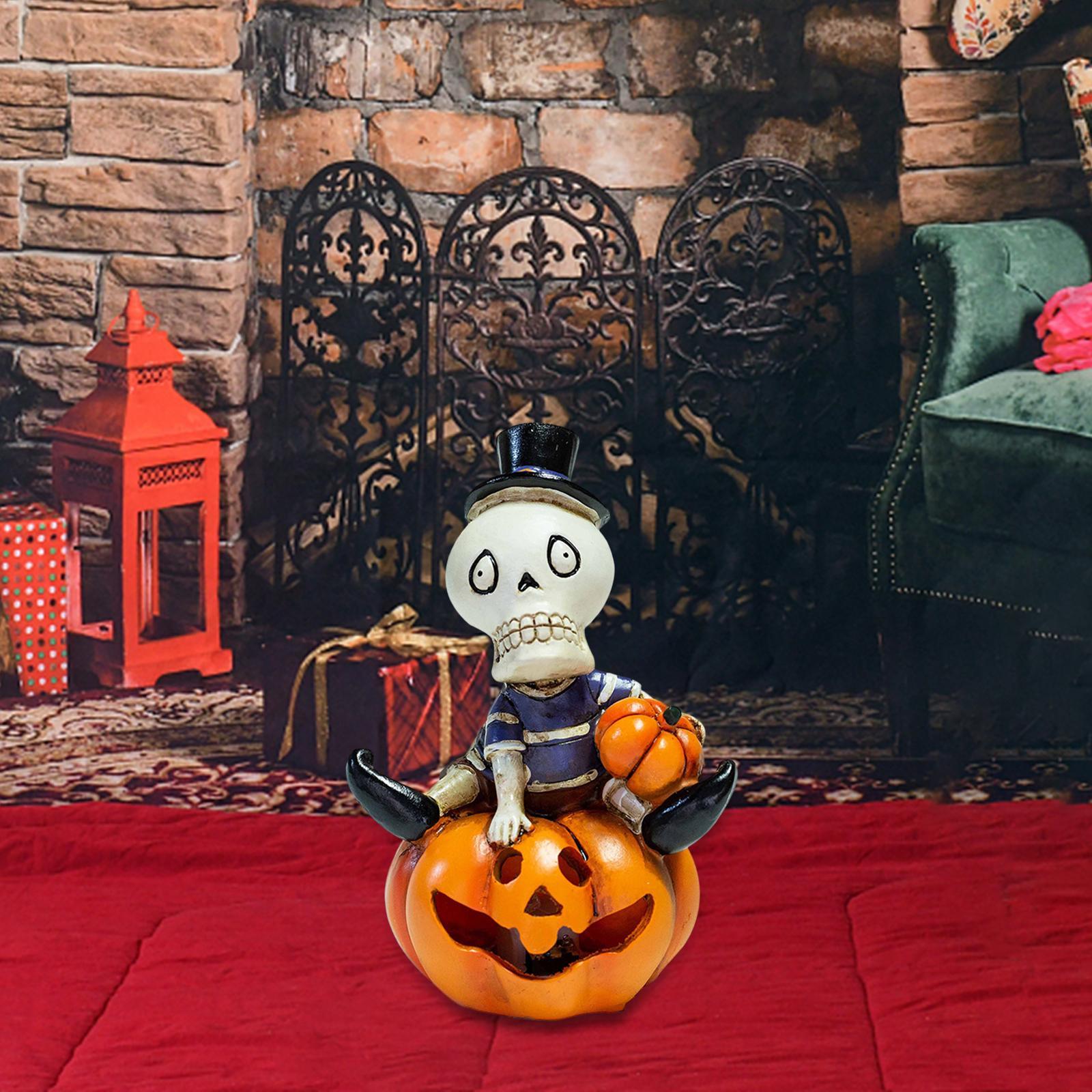 Pumpkin Light Halloween Decoration Holiday Displays Ornament Lighting Light up Pumpkin Lantern Halloween Lantern for Indoor Outdoor Tabletop