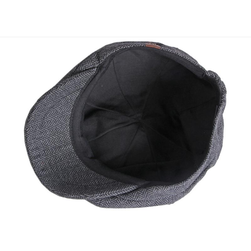 Mùa Thu Đông Anh Retro Nam Cốm Mùa Xuân Mũ Lưỡi Trai Cổ Điển Nam Hình Bát Giác Mũ Newsboy Nón