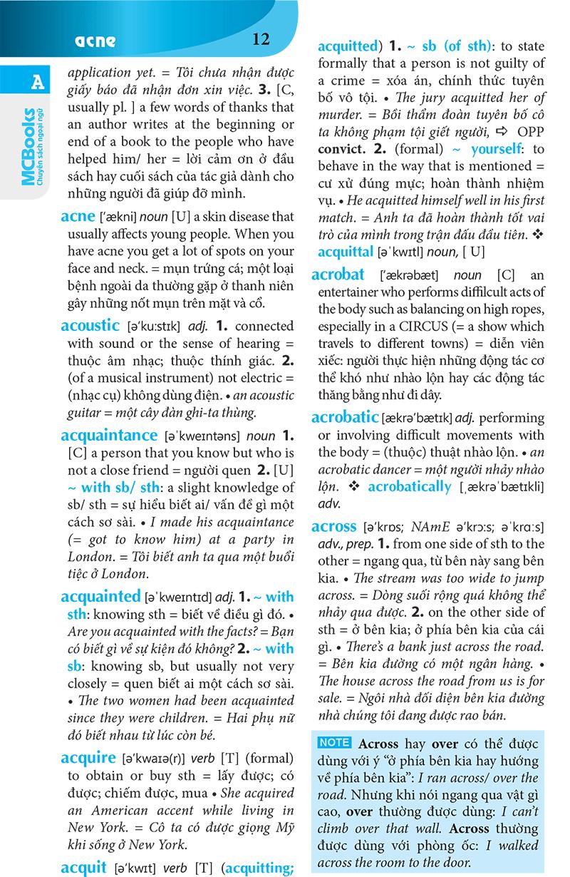 Từ điển Anh - Anh - Việt (Bìa Đen)