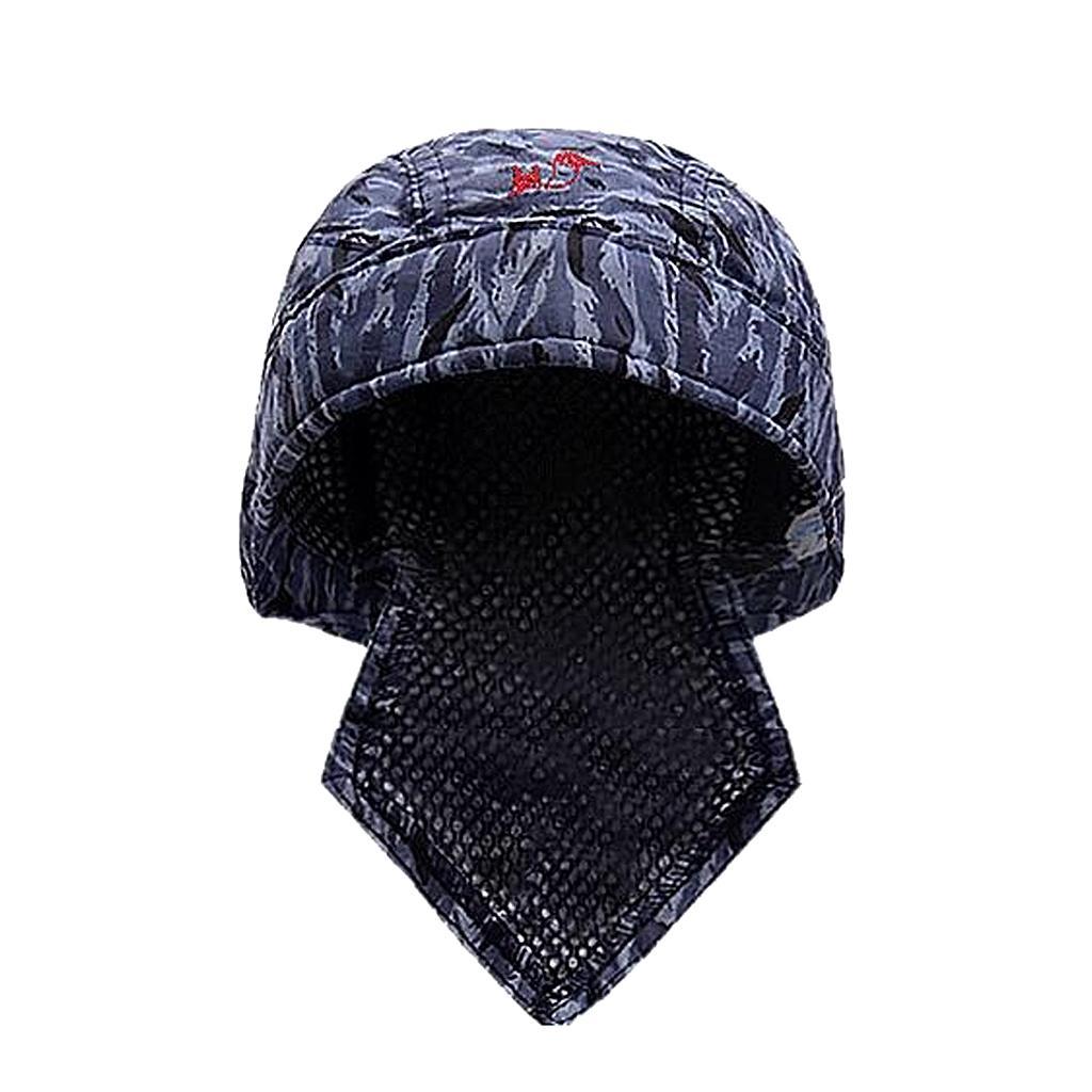 6 Pack Welder Protective Hats Caps Scarf Welder Flame Retardant Cotton