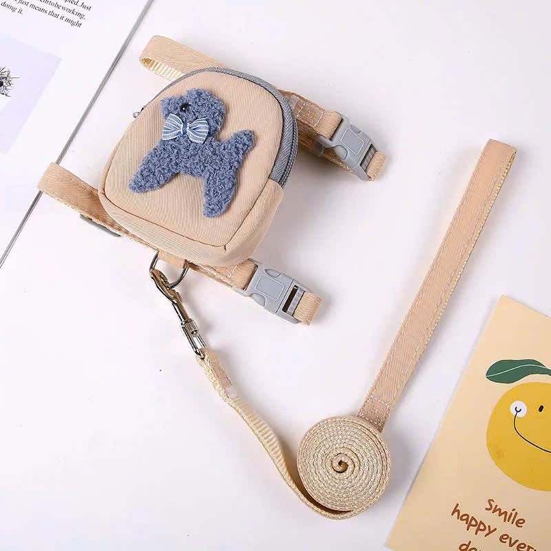 DÂY DẮT DÂY XÍCH BALO CUTE THÚ CƯNG DÀI 120CM TỪ 0.5-3KG DÀNH CHO THÚ CƯNG CHÓ MÈO