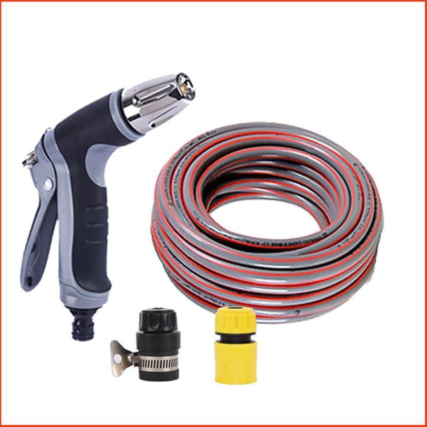 Bộ dây và vòi xịt tăng áp rửa xe tưới cây 206817 20M