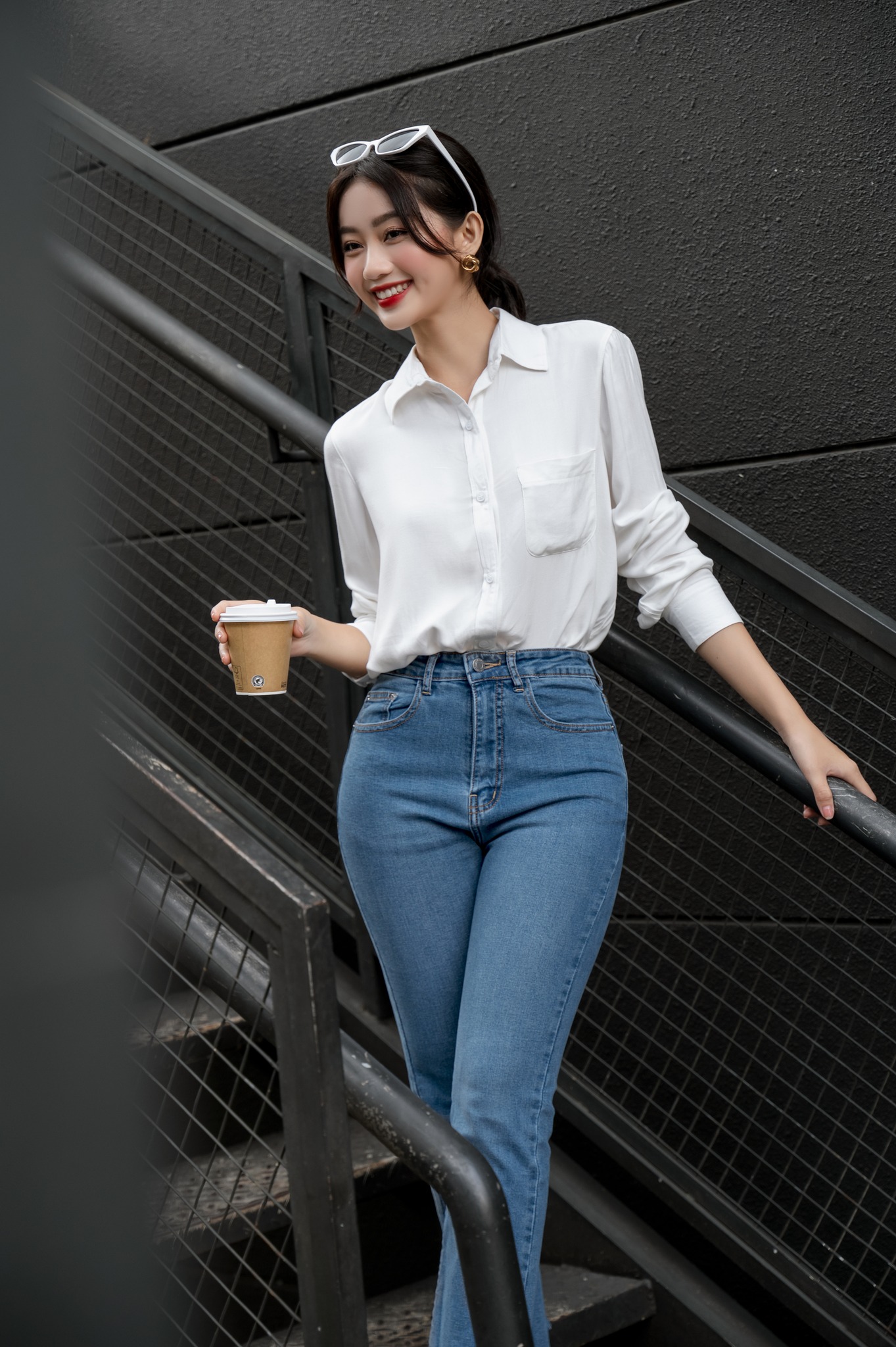 OLV - Quần Grazia Straight Leg Jeans