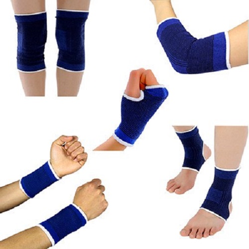 Bộ 10 dụng cụ bảo vệ chân tay khi tập thể thao, thể hình, co giãn 4 chiều cho nam và nữ+ Tặng quà ngẫu nhiên