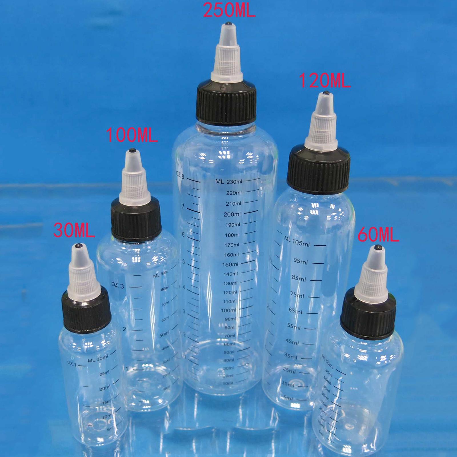 5x 30/60/100/120/250 / 500ml Storage Ink Bottle with - 30ML