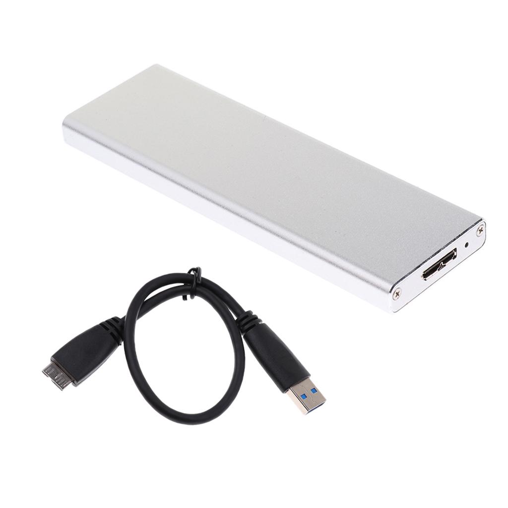 SSD to USB3.0 Hard Disk Enclosure External Case 6+12 Pin for 2010 Apple MacBook Air A1370 A1369
