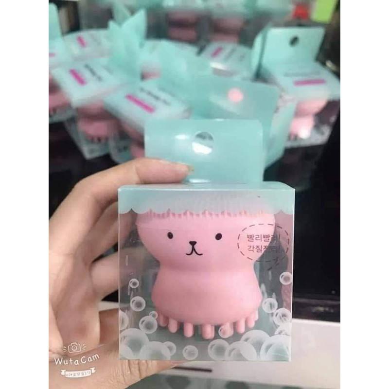 Cọ massage và rửa mặt bạch tuộc Hàn Quốc