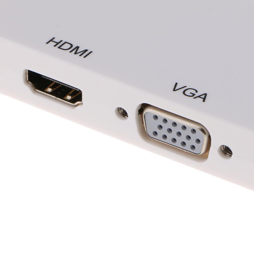 3In 1 DP Port Male to Female DVI VGA Connector Cable Adapter For Laptop
