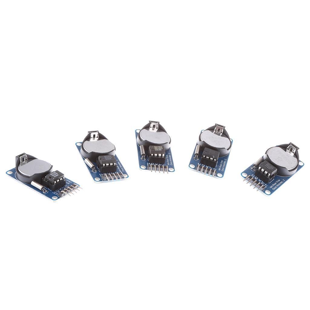 10x DS1302 Clock Module with Battery Real-Time Memories Module for