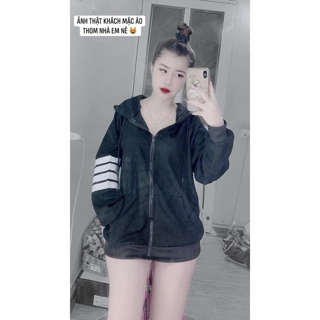 áo khoác viền tay THOM siêu hot hit 2 màu ảnh thật