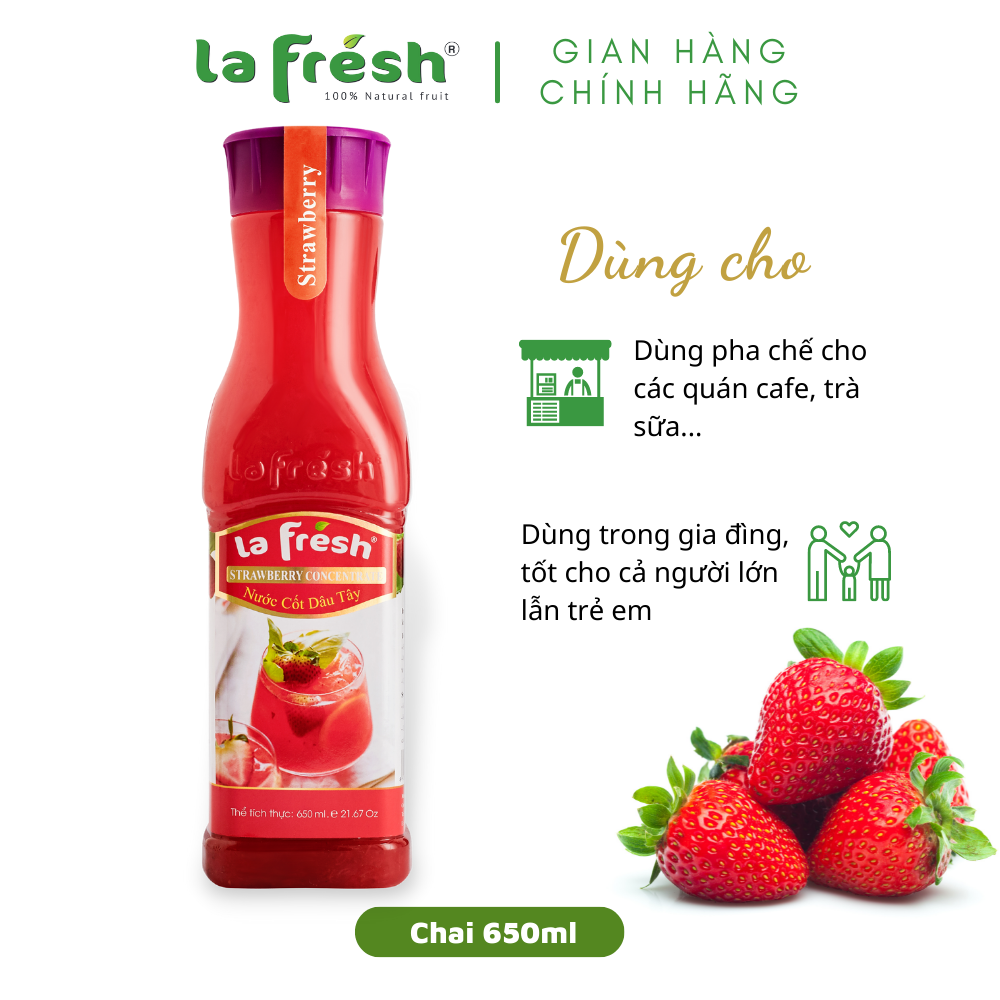 Nước Cốt Dâu Tây La Fresh