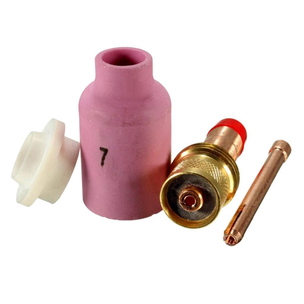 TIG Alumina Ceramic Cups Nozzle Guide Insulators Gasket Gas Lens Collet