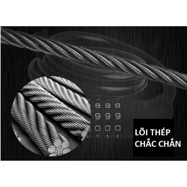 Khóa xe đạp,xe máy 5 số - DÂY KHÓA CAO CẤP - DÂY KHÓA CHỐNG TRỘM