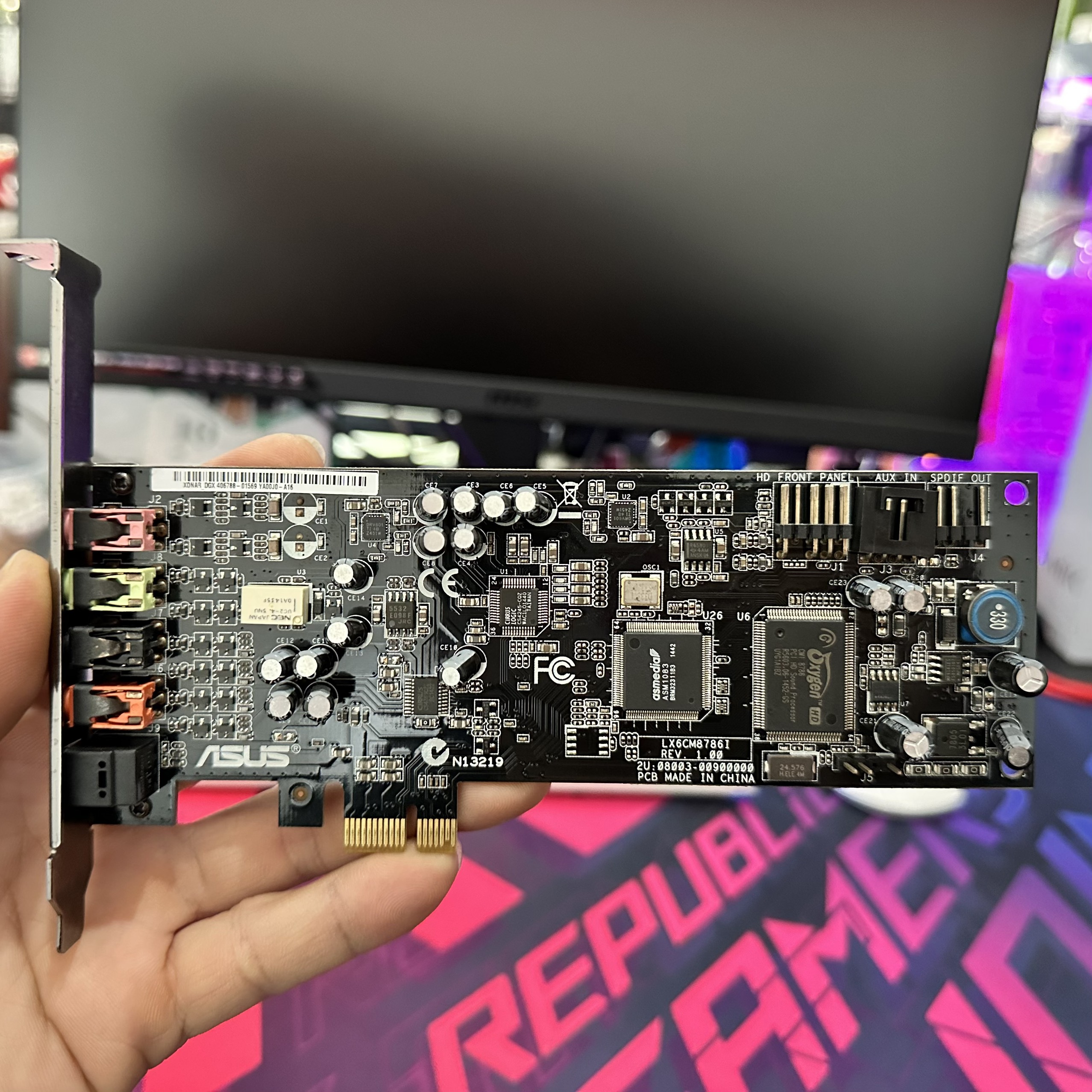Card Âm Thanh Xonar DGX 5.1 PCI-E 1X (Cũ)