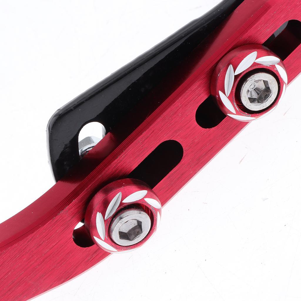 CNC Alloy Folding Gear Shift Shifter Lever for Motorcycle Scooter Black+Red