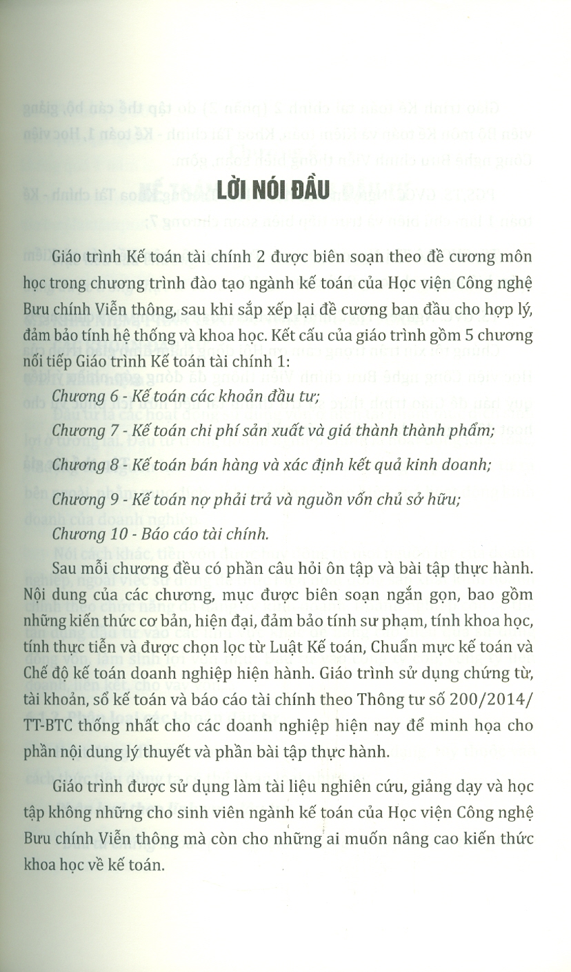 Giáo Trình Kế Toán Tài Chính 2