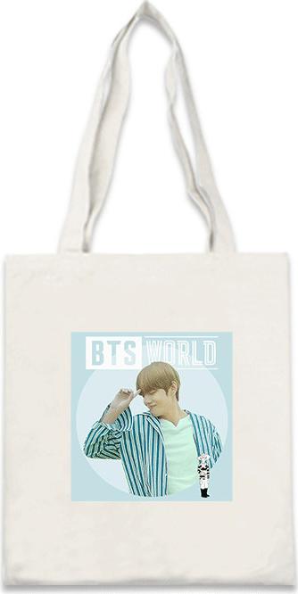 Túi tote BTS WORLD in hình V