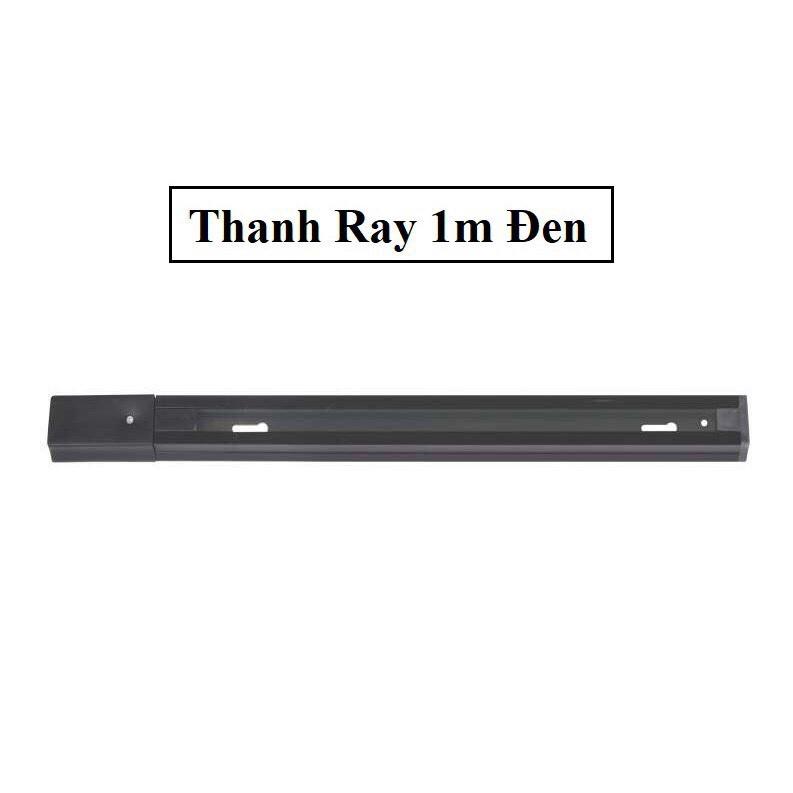 Thanh ray đèn rọi 1m, 1m5 colorlux cao cấp, màu trắng và màu đèn, lắp được 3 đèn và 5 đèn trên một ray