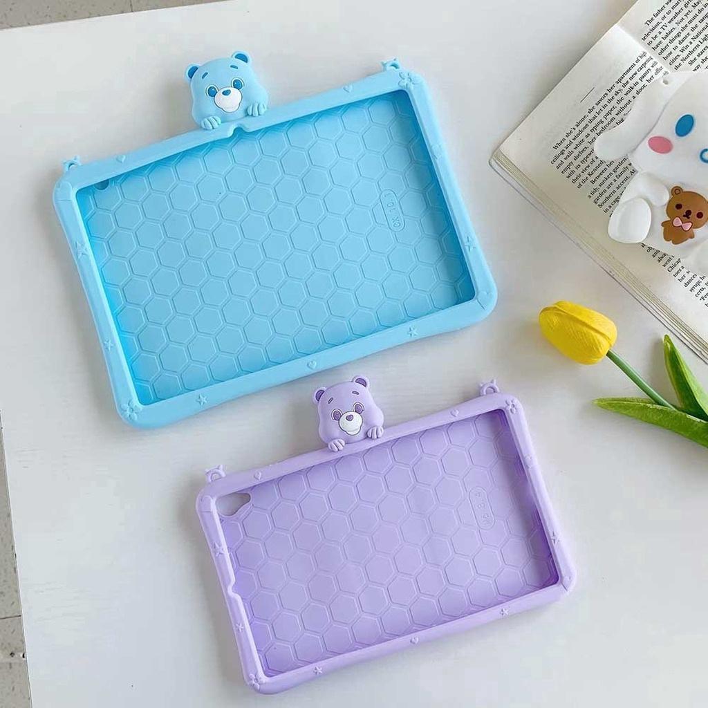 Ốp Lưng Silicone Mềm Chống Sốc Có Dây Đeo Cho Samsung Tab A7 10.4 Inch T500 / T505 / T507 2020