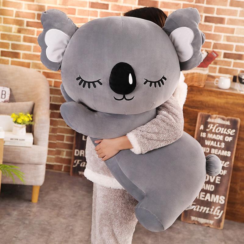 35-75Cm Siêu Mềm Koala Sang Trọng Đồ Chơi Thú Nhồi Bông Koala Sang Trọng Gối Ôm Ngủ Đệm Cho Đồ Chơi Trẻ Em hồng Xám Quà Tặng Sinh Nhật