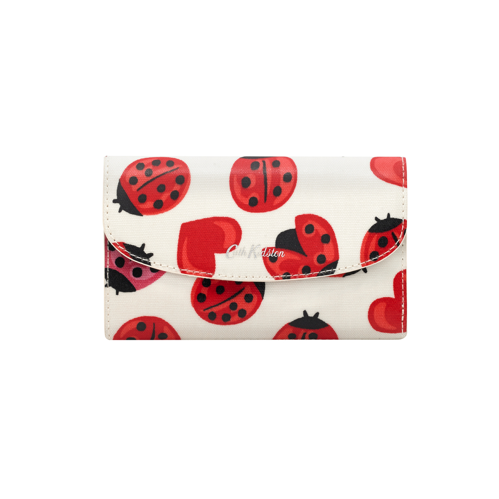 Ví gập Cath Kidston họa tiết Lovebugs (Foldover Wallet Lovebugs)