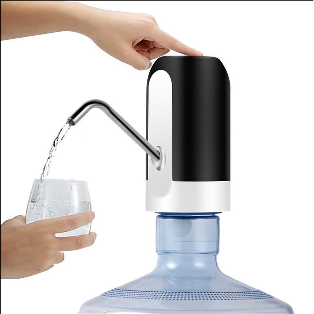 Vòi bơm nước tự động cho bình nước, Vòi lấy nước sạc pin thông minh có kèm dây cắm USB HBH
